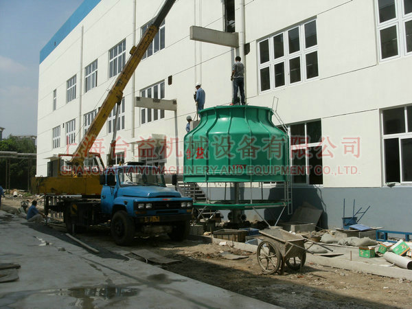 Cooling tower for plastic factory 